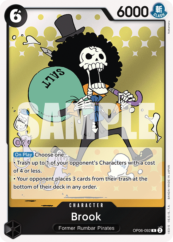 OP06-092 R ENG Brook Rare Character Card