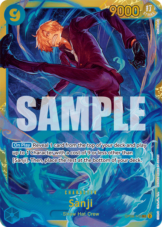 OP06-119 SEC ENG Sanji Rare Secret Character Card