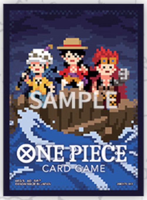 70 Card Sleeves - 3 Captains (pixel art) - Official Sleeves V.6