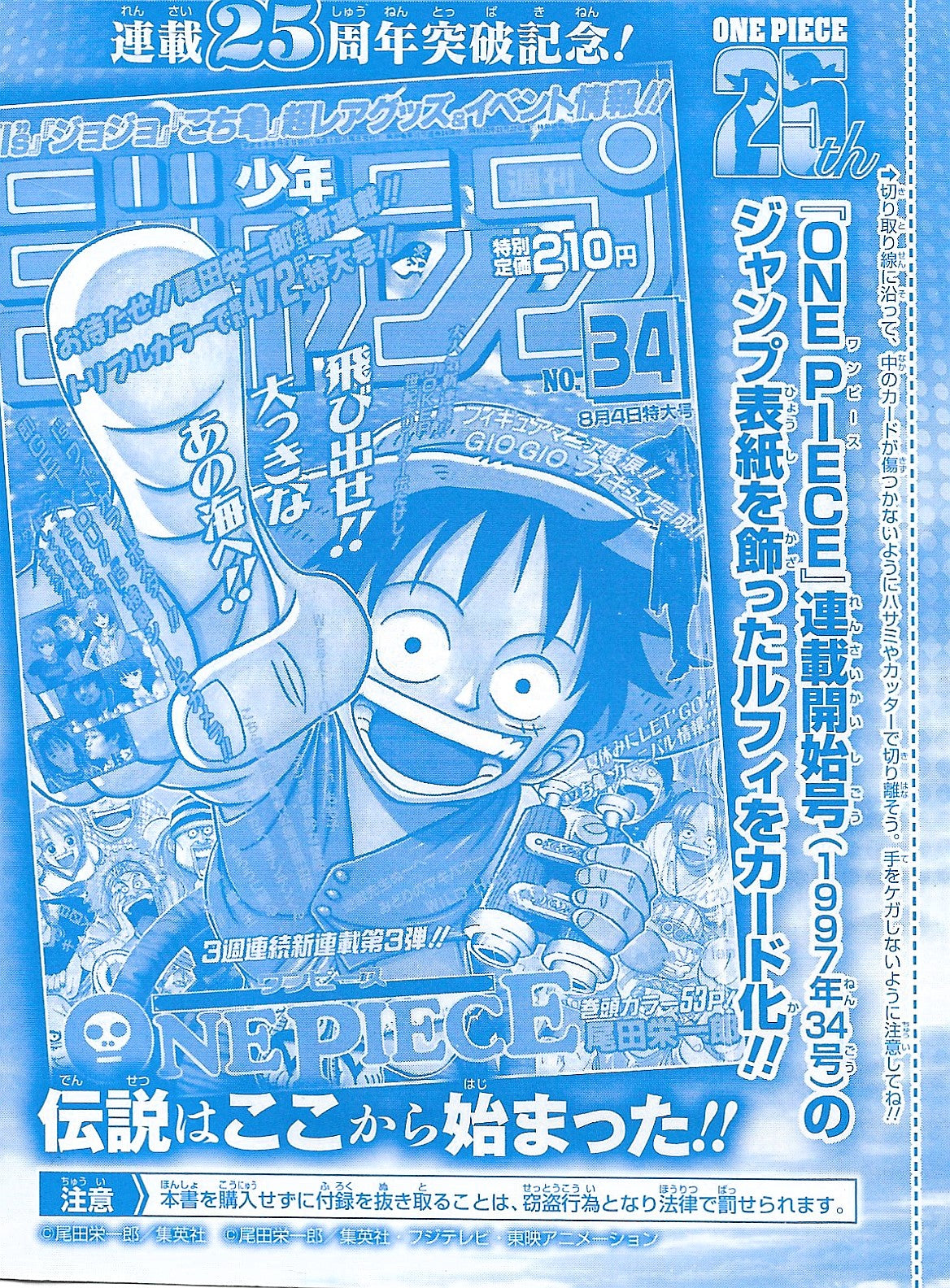 P-033 P JAP Monkey D. Luffy Promotional Character Card