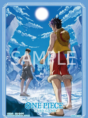 70 Card Sleeves - Luffy & Ace - Official Sleeves V.15
