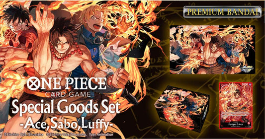 Playmat and Storage Box, Special Goods Set - Ace/Sabo/Luffy ENG