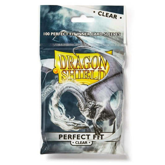 Dragon Shield - 100 Perfect Fit Card Sleeves - Standard Clear