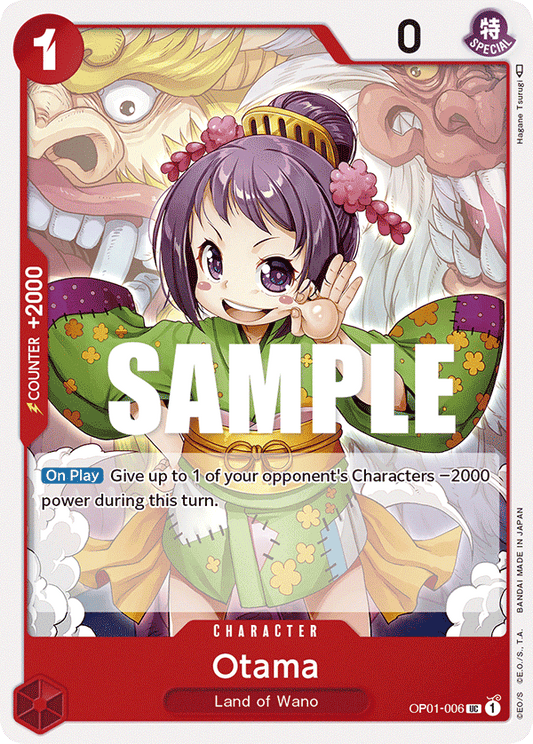 OP01-006 UC ENG Otama Uncommon character card