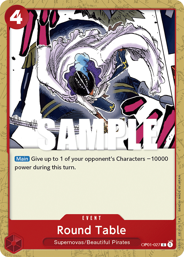 OP01-027 C ENG Round Table Common Event Card