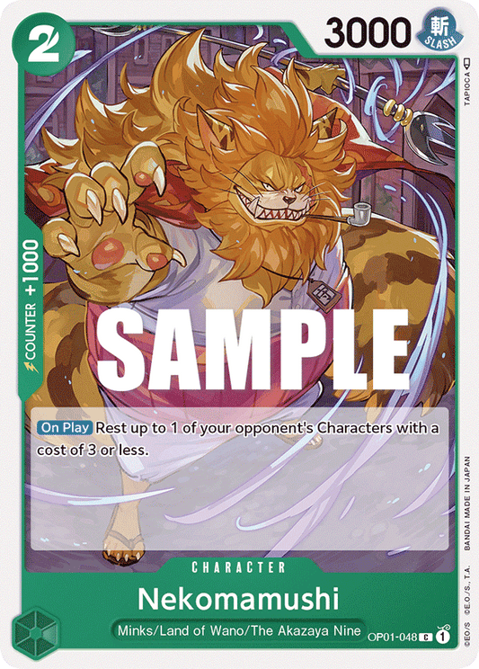 OP01-048 C ENG Nekomamushi Common Character Card