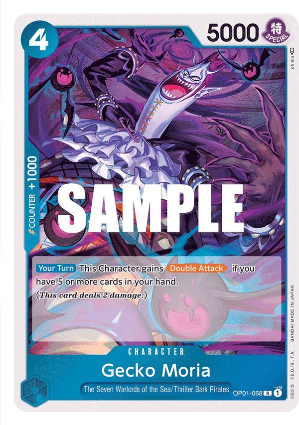 OP01-068 R ENG Gecko Moria Rare Character Card