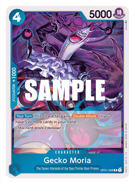 OP01-068 R ENG Gecko Moria Rare Character Card