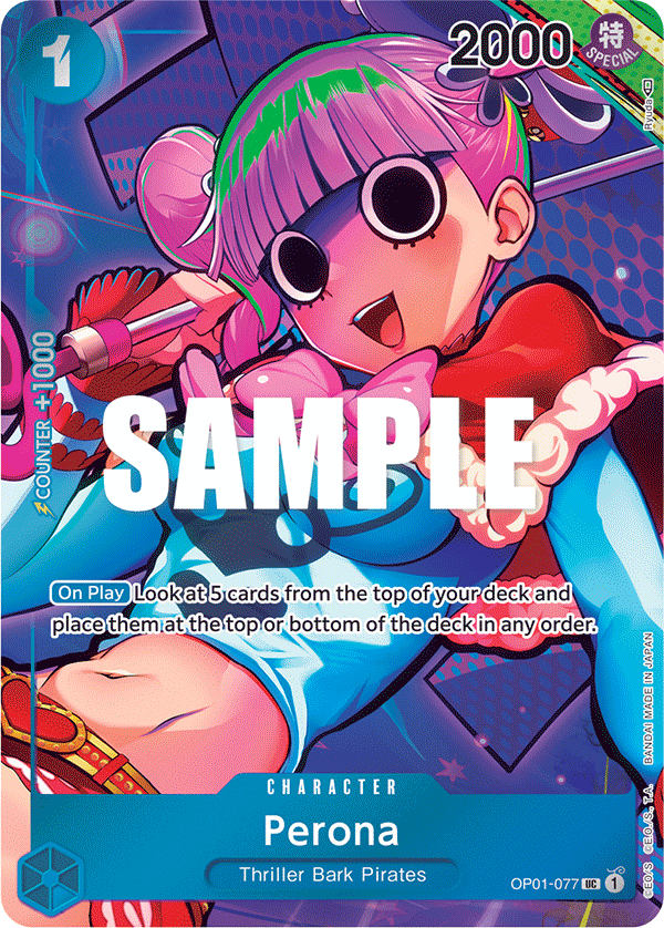 OP01-077 UC ENG Perona Parallel Card character uncommon