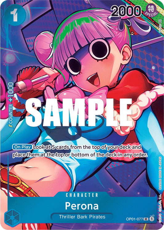 OP01-077 UC ENG Perona Parallel Card character uncommon