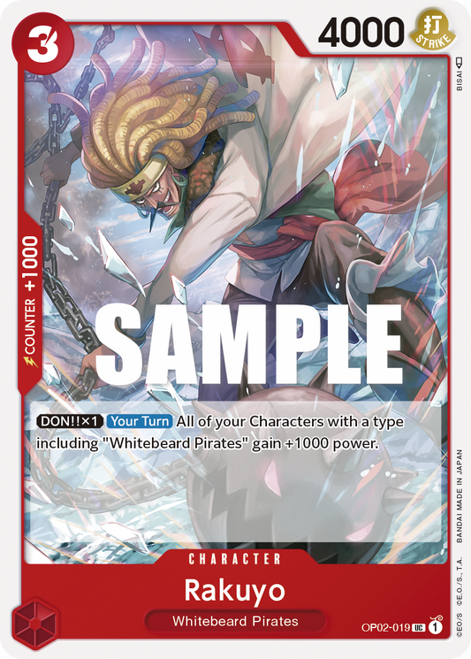 OP02-019 UC ENG Rakuyo Uncommon Character Card