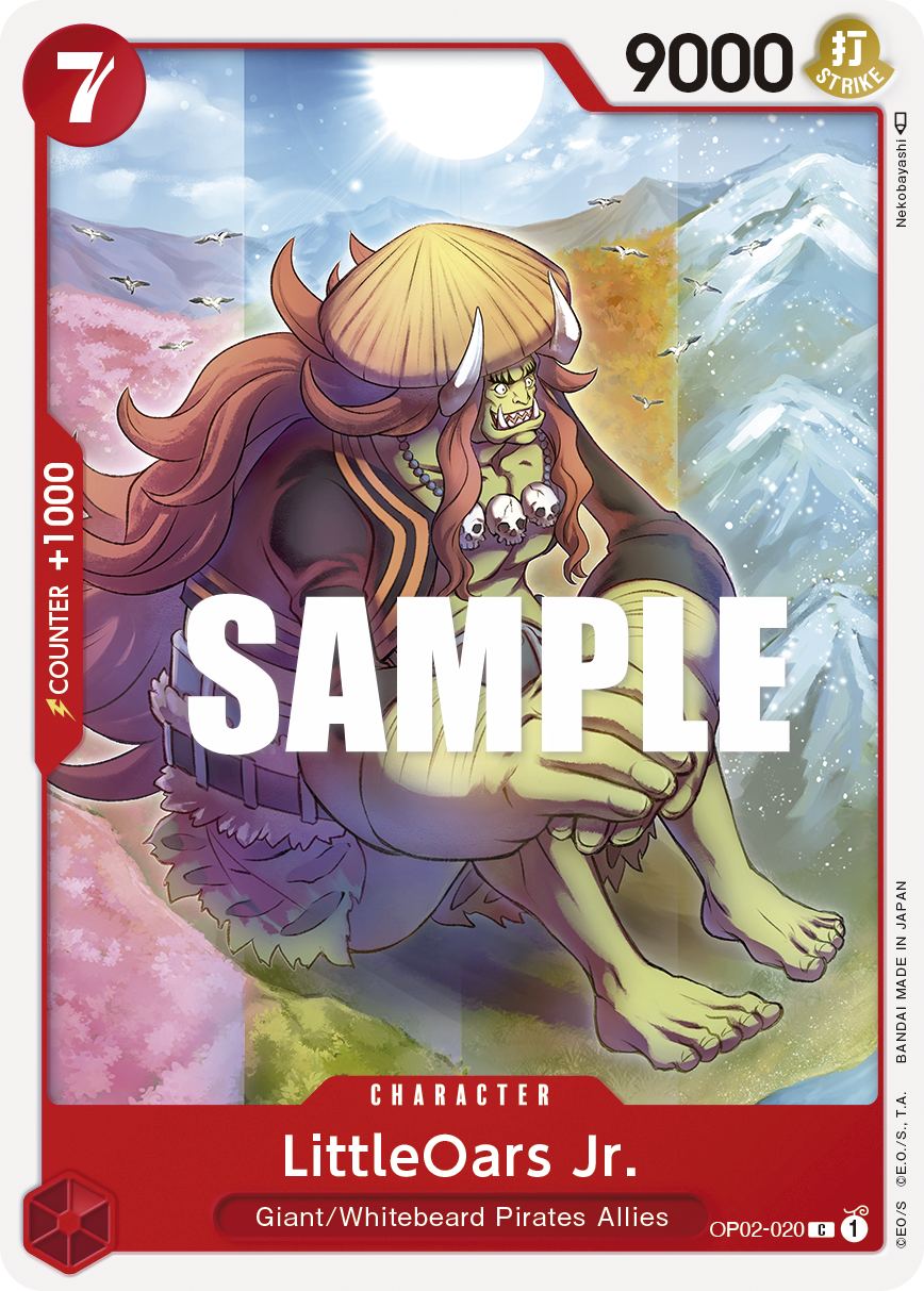 OP02-020 C ENG LittleOars Jr. Common Character Card