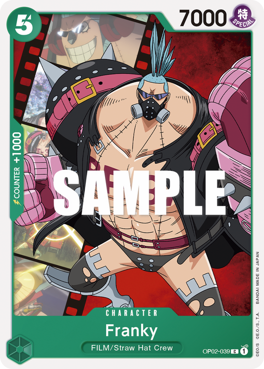 OP02-039 C ENG Franky Carte personnage commune