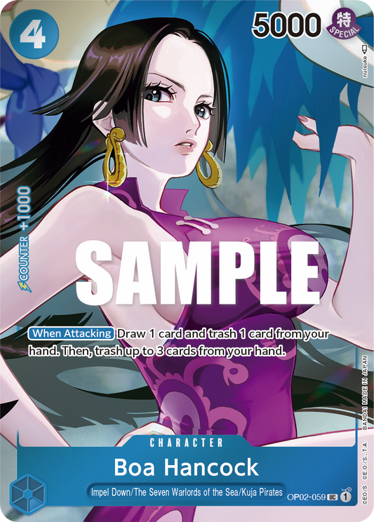 OP02-059 UC ENG Boa Hancock Parallel Uncommon Character Card