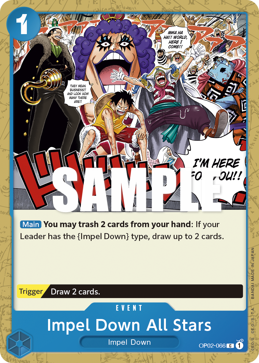 OP02-066 C ENG Impel Down All Stars Common Event Card