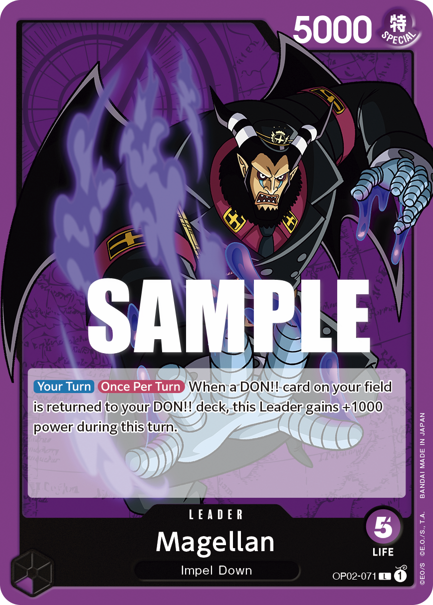 OP02-071 L ENG Magellan Leader card