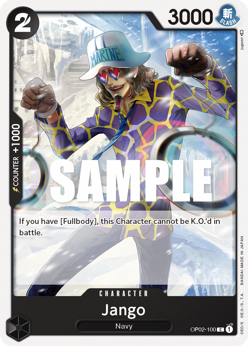 OP02-100 C ENG Jango Common Character Card