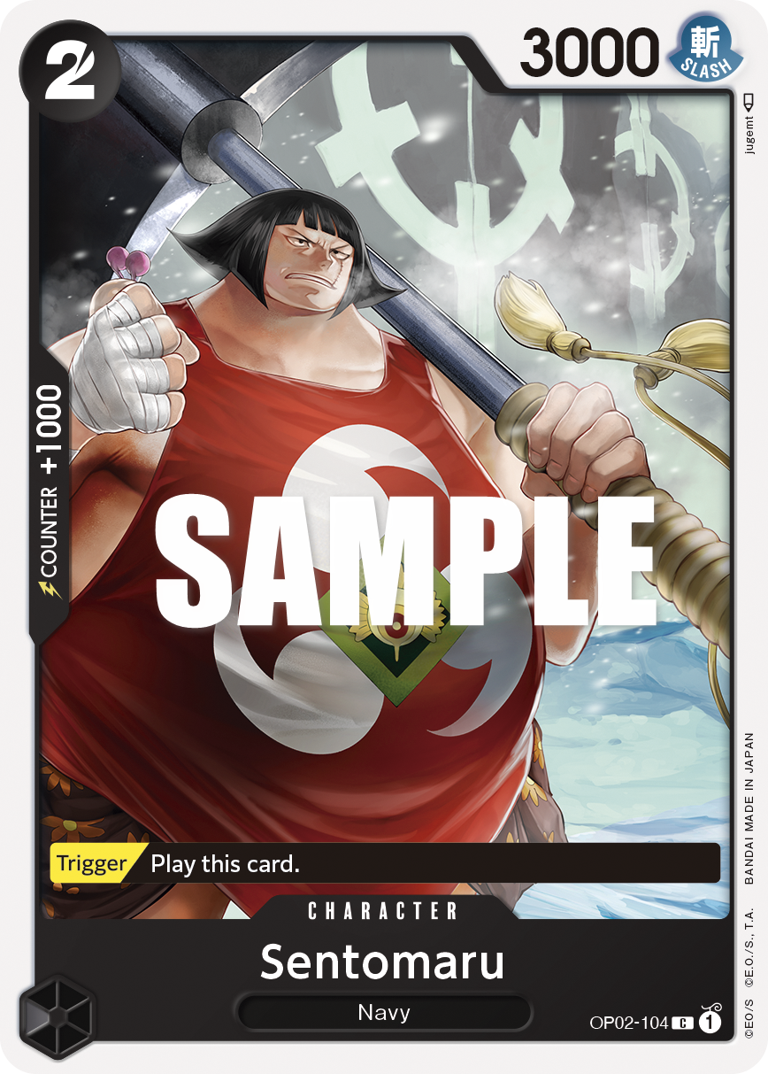 OP02-104 C ENG Sentomaru Common Character Card