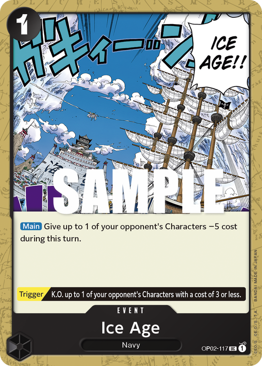 OP02-117 UC ENG Ice Age Uncommon Event Card